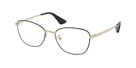 prada pr 64xvd asian fit glasses|Prada PR 64XVD Asian Fit AAV1O1 Glasses Black Gold.